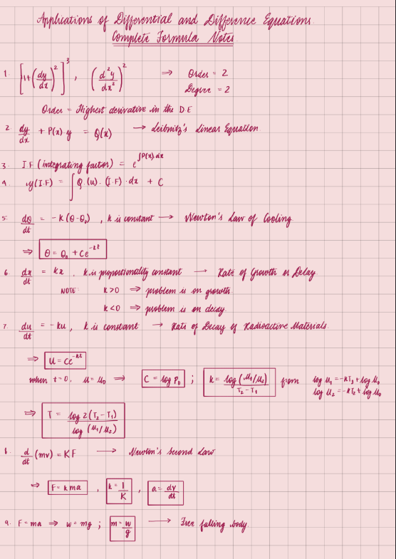 difference function in r - diff() - datascience made... Applications of Differential & Difference Equations Formula Pack | getvik